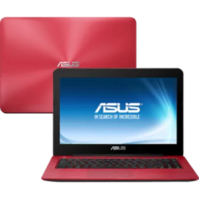 Notebook Ultrafino Asus Z450LA-WX010 Intel Core i3 4GB 1TB LED 14" Endless OS - Vermelho por R$ 1440