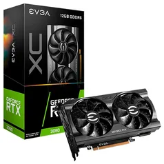 [Selecionados] Placa de Vídeo EVGA GeForce RTX 3060 XC GAMING, 12GB GDDR6, DualFan, Metal Backplate - R$5225