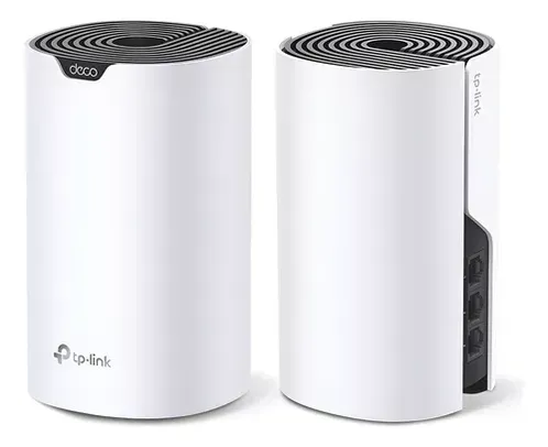 [cc Sant.]Kit Roteador Wi-fi Mesh Deco S7 Dual-band Ac1900 2 Unidades