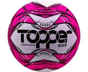 Bola de Futebol de Campo Topper Slick 2020 - Rosa | R$ 32