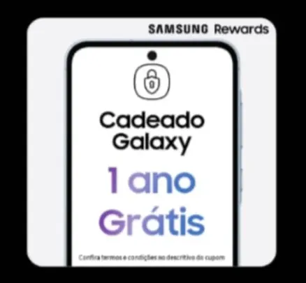 [Samsung Rewards] Troque 1.000 pts por 1 ano de Cadeado Galaxy