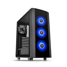 Gabinete TT Versa J25 TG RGB/BK/WIN/T.GLASS*1/MBSYNC, Thermaltake, CA-1L8-00M1WN-01