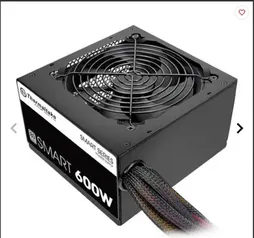 Fonte Thermaltake Smart Series 600W Power Supply 80Plus White, SPD-0600P