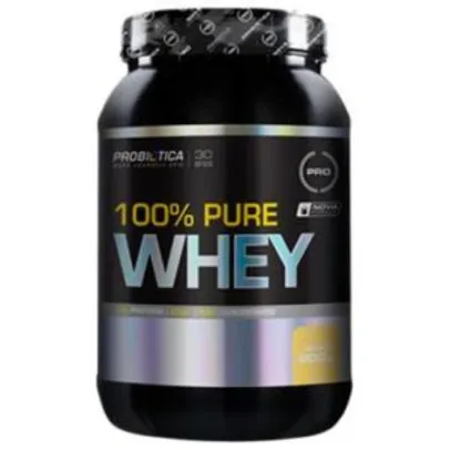 100% Pure Whey Baunilha 900 g - Probiotica - R$ 95