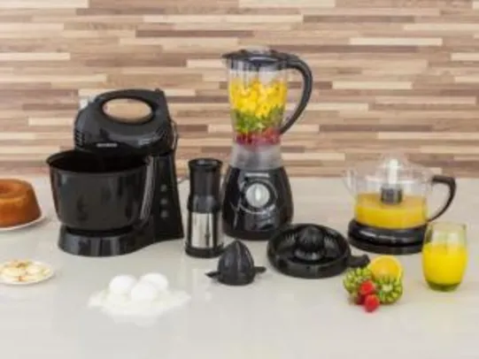 Kit Gourmet Mondial com Liquidificador + Batedeira - Espremedor R$179.90