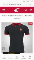 Camisa Polo Barcelona Brasão - Masculina - R$69,99