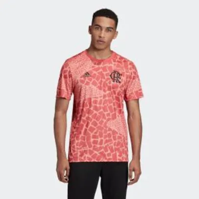 Camiseta Adidas Flamengo Rosa Masculino | R$150