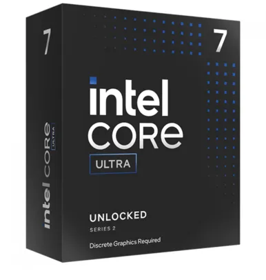 Processador Intel Core Ultra 7 265KF, 3.9 Ghz (5.5Ghz Turbo), Série 2, 20-Cores 20-Threads, LGA