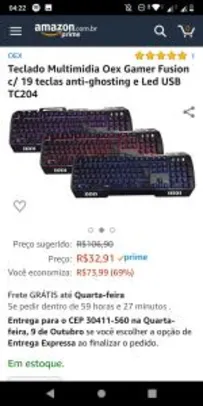 Teclado gamer