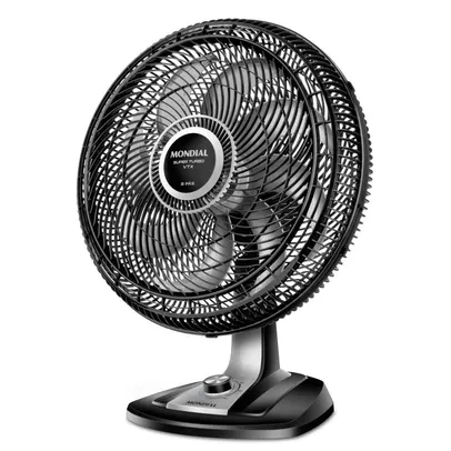 Ventilador de Mesa Mondial Super Turbo 8 50 cm Preto/Prata