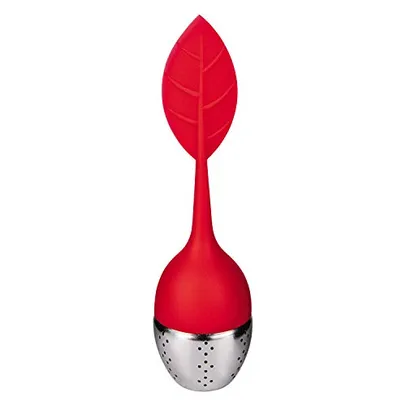 [Prime] Infusor para Chá Em Silicone Vermelho, SIL5616-Vm, Euro Home