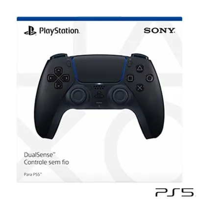 Controle sem Fio DualSense™ Sony Midnight Black para Playstation®5