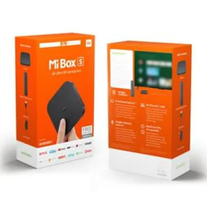 Mi TV BOX S 4K Android TV | R$308