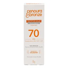 (REC)Cenoura e Bronze Protetor Solar Facial Fps70 - 50 g