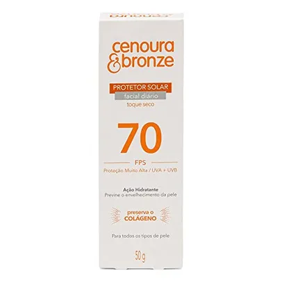 (REC)Cenoura e Bronze Protetor Solar Facial Fps70 - 50 g