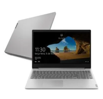 Notebook Lenovo Ideapad S145 R5 12GB 1TB W10 15.6" Prata | R$3036