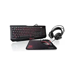 Teclado e Mouse Tt Esports Gaming Combo, Thermaltake, Kb-Gck-Plblpb-01, Acessórios para Computador, Colorido