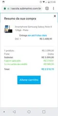 Smartphone Samsung Galaxy Note 8 Dual Chip Android 7.1 Tela 6.3" Octa-Core 128GB 4G Wi-Fi Câmera 12MP - Preto - R$2.510 (com AME, R$2370)