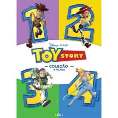 [Retirar na loja | Cidades selecionadas] Blu-ray - Toy Story - Coleção Completa (4 filmes) | R$20
