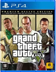 Jogo GTA V Premium Online Edition - PS4