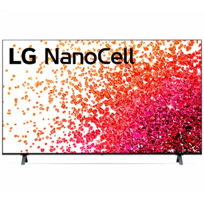 Smart TV LG 50 4K NanoCell 3x HDMI 2.0 I.A 50NANO75SPA ThinQAI Smart Magic Ashed Blue Bivolt