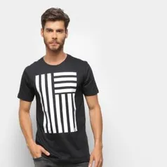 Camiseta Daytan Básica Estampada Masculina - Preto