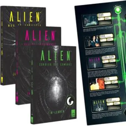 Livros - Trilogia Alien + Pôster | R$23