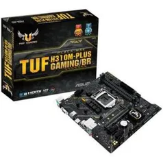 Placa-Mãe Asus TUF H310M-Plus Gaming/BR, Intel LGA 1151, mATX, DDR4 - R$549