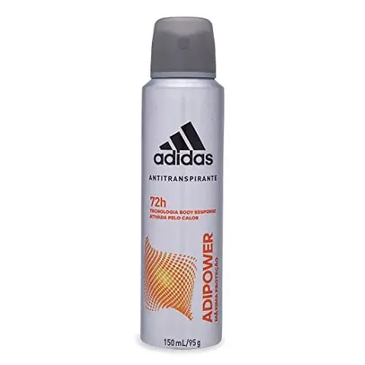 [ Rec/10un ] Desodorante Aerossol Adipower Masculino, Adidas, Branco, 150 Ml