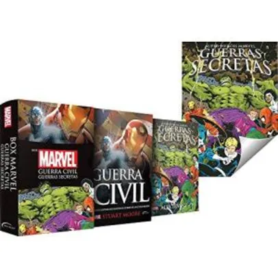 [ Prime] Box Marvel Guerra Civil: Guerras Secreta.  R$ 16,14