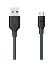 [Prime] Cabo Micro USB, Anker Powerline, 1.8 metros | R$30