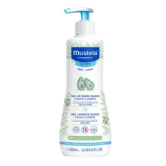 Gel Lavante Suave Mustela Bebê Corpo e Cabelo 500ml