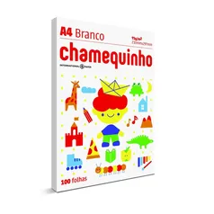 Papel Chamequinho A4 75g/m² 210 x 297mm Branco 100Fls