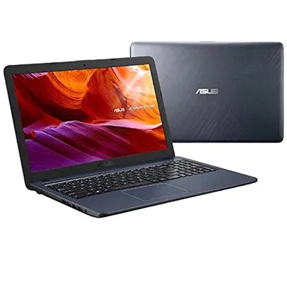 ASUS Notebook VivoBook, Intel Core i3 7020U, 4GB, 256GB SSD, Tela de 15,6", Windows 10, Cinza Escuro 