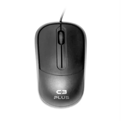 Mouse C3PLUS MS-35BK 1000DPI | R$ 11