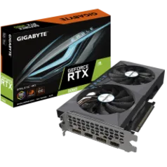 Placa de Vídeo Gigabyte GeForce RTX 3060 EAGLE OC 12G, LHR, 12GB, GDDR6, DLSS, Ray Tracing, GV-N3060EAGLE OC-12GD