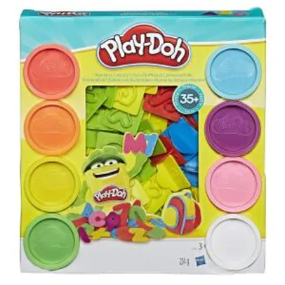 [Prime] Conjunto De Massinha Play-Doh Letras E Números, R$ 35