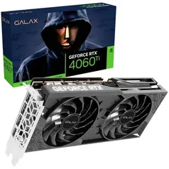 Placa De Vídeo RTX 4060TI 1 Click Oc, Galax Nvidia Geforce, 8GB, GDDR6, 128 Bits - 46ISL8MD8COC