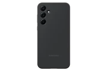 Samsung Capa de silicone para Galaxy A55 5G, preta