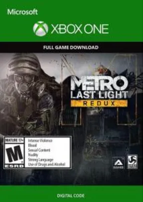 Metro Last Light Redux Xbox One | R$16