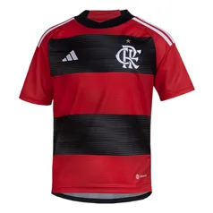 Camisa Flamengo Infantil I 23/24 s/n° Torcedor Adidas Masculina