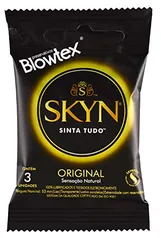 Preservativo, SKYN, Branco, 3 Unidades