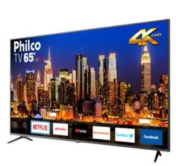 [10x SJuros] Smart TV LED 65" Philco PTV65F80SNS Ultra HD 4K | R$ 2999