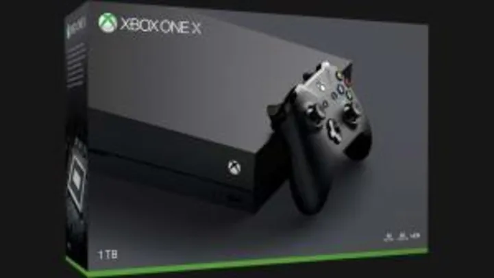 [Pré-venda] Console Xbox One X Project Scorpio Edition 1TB - Preto - R$3519