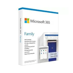 Microsoft 365 family 6 usuários - 6gq-01178  MICROSOFT - Software - Magazine Luiza