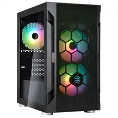 Gabinete Gamer SilverStone Fara H1M, RGB