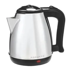 Chaleira Elétrica CE-02 1,8 Litro Inox Agratto | R$ 49