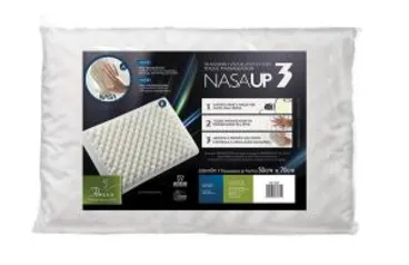 Travesseiro Nasa Up 3 para Fronha com Revestimento em Malha Fibrasca | R$29,90