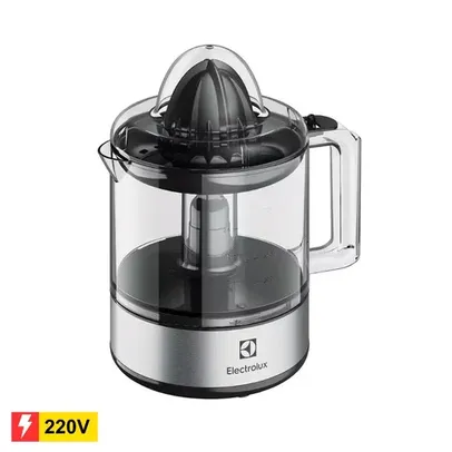 REEMBALADO: Espremedor de Frutas Electrolux Efficent ECP10 com 2 Cones 800 ml e 30W Preto - 220V - 220V