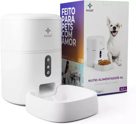 EKAZA Pet Nutri Alimentador Comedouro Automático 